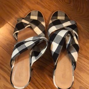 Madewell gingham sandal